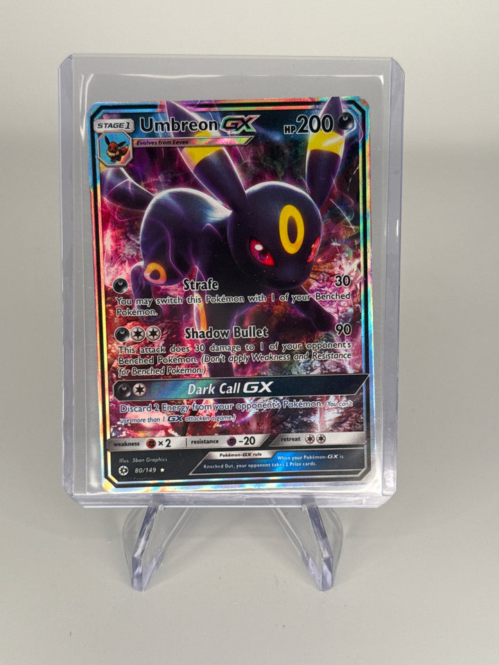 Pokemon TCG 2017 Umbreon GX Sun & Moon Holo, 80/149