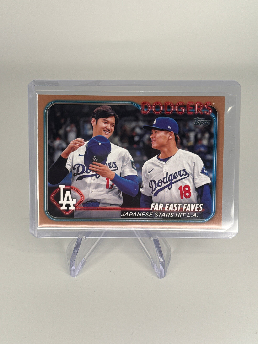 Far East Faves 2024 Topps Update Series Gold, 0589/2024
