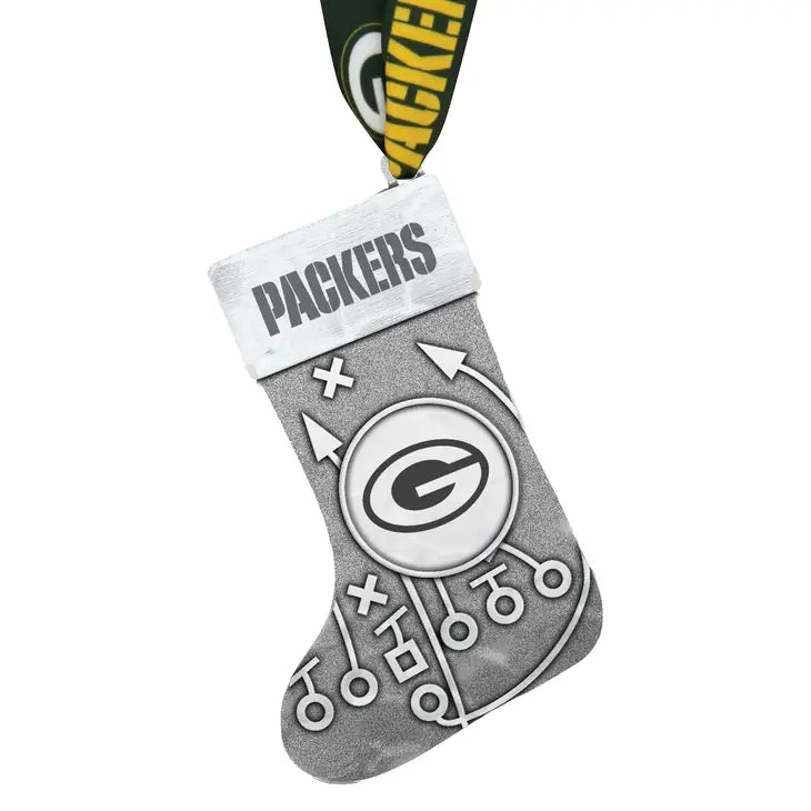 Green Bay Packers Playbook Stocking Ornament
