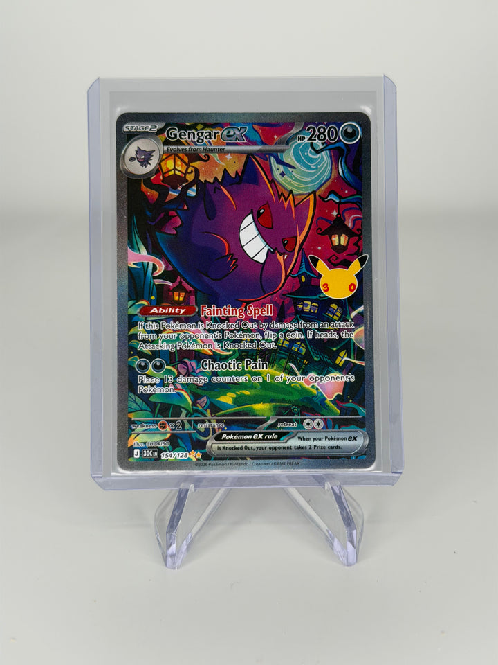 Pokemon TCG 2026 Gengar 30th Anniversary Special Illustration Rare, 154/128