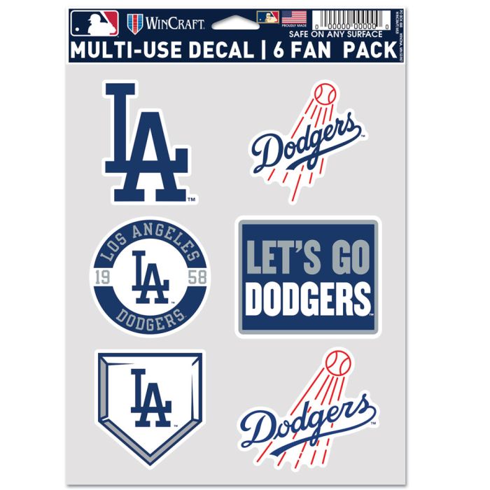 Los Angeles Dodgers Multi Use Decal Fan Set