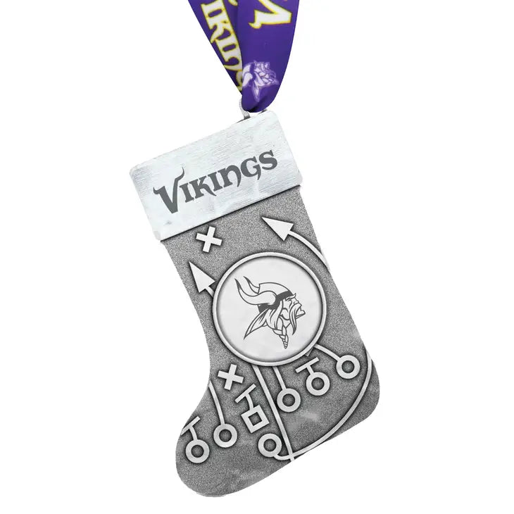 Minnesota Vikings Playbook Stocking Ornament