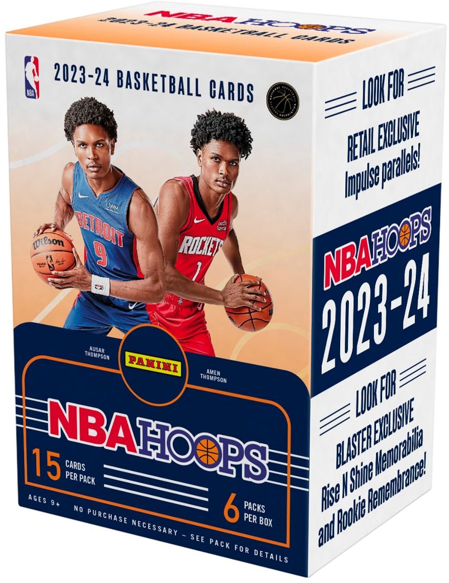 2023-2024 Panini NBA Hoops Basketball Blaster Box