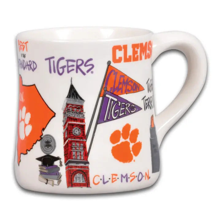 NCAA Clemson Icon Mug - 16 oz. Ceramic Mug