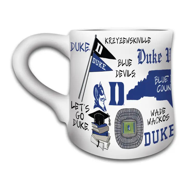 NCAA Duke Icon Mug - 16 oz. Ceramic Mug
