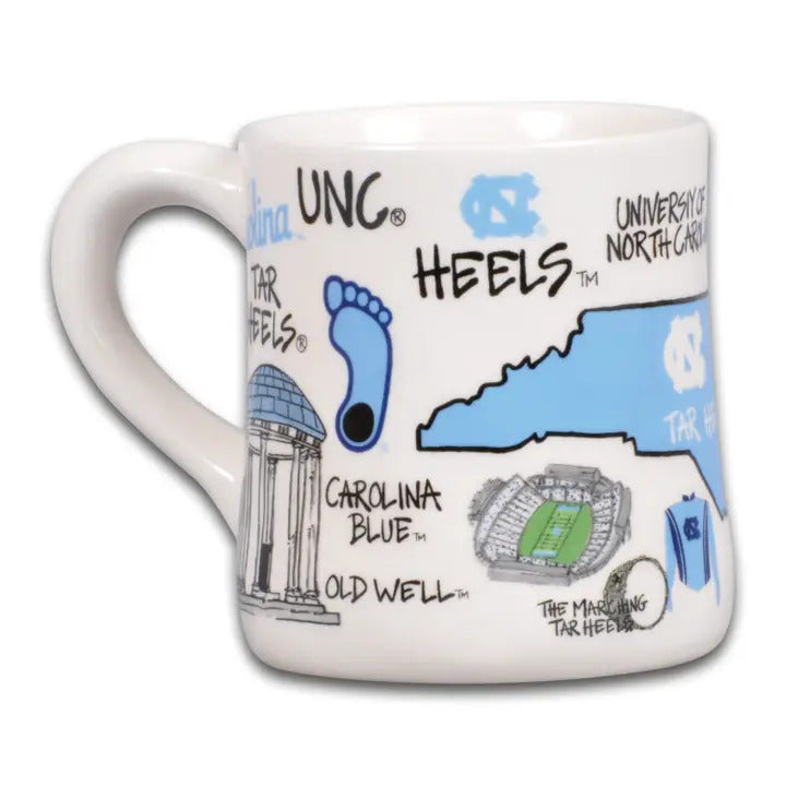 NCAA UNC Mug - 16 oz. Ceramic Mug