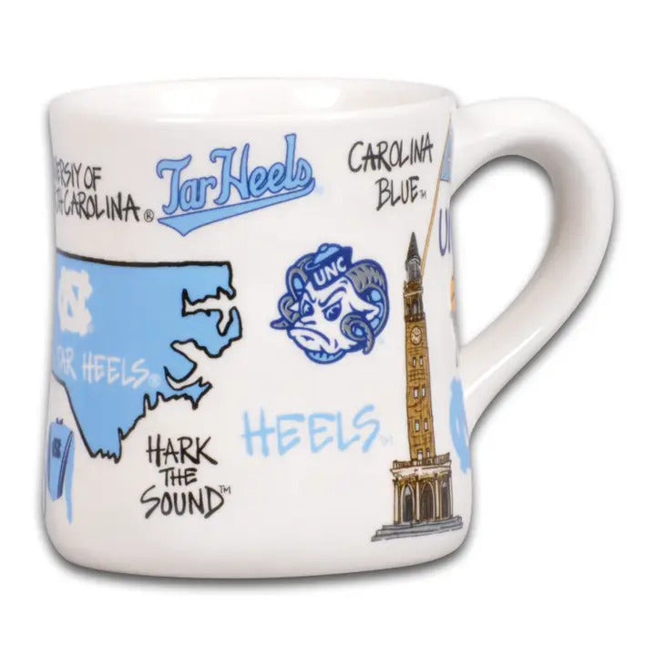 NCAA UNC Mug - 16 oz. Ceramic Mug