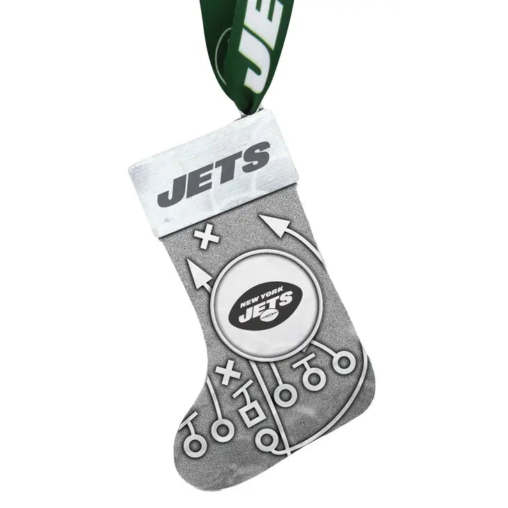 New York Jets Playbook Stocking Ornament