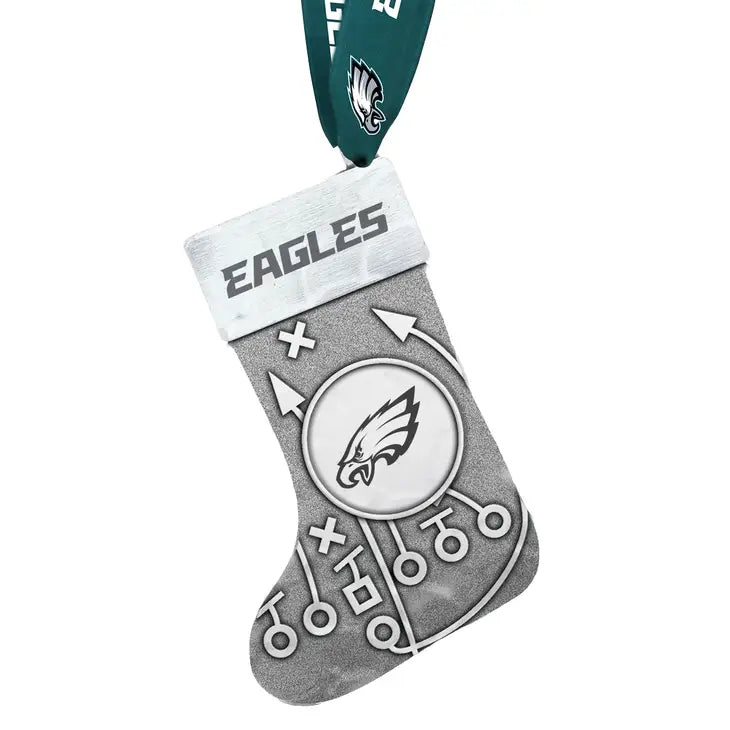 Philadelphia Eagles Playbook Stocking Ornament