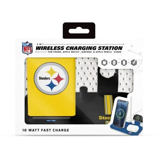 Pittsburgh Steelers 4-in-1 Charging Station