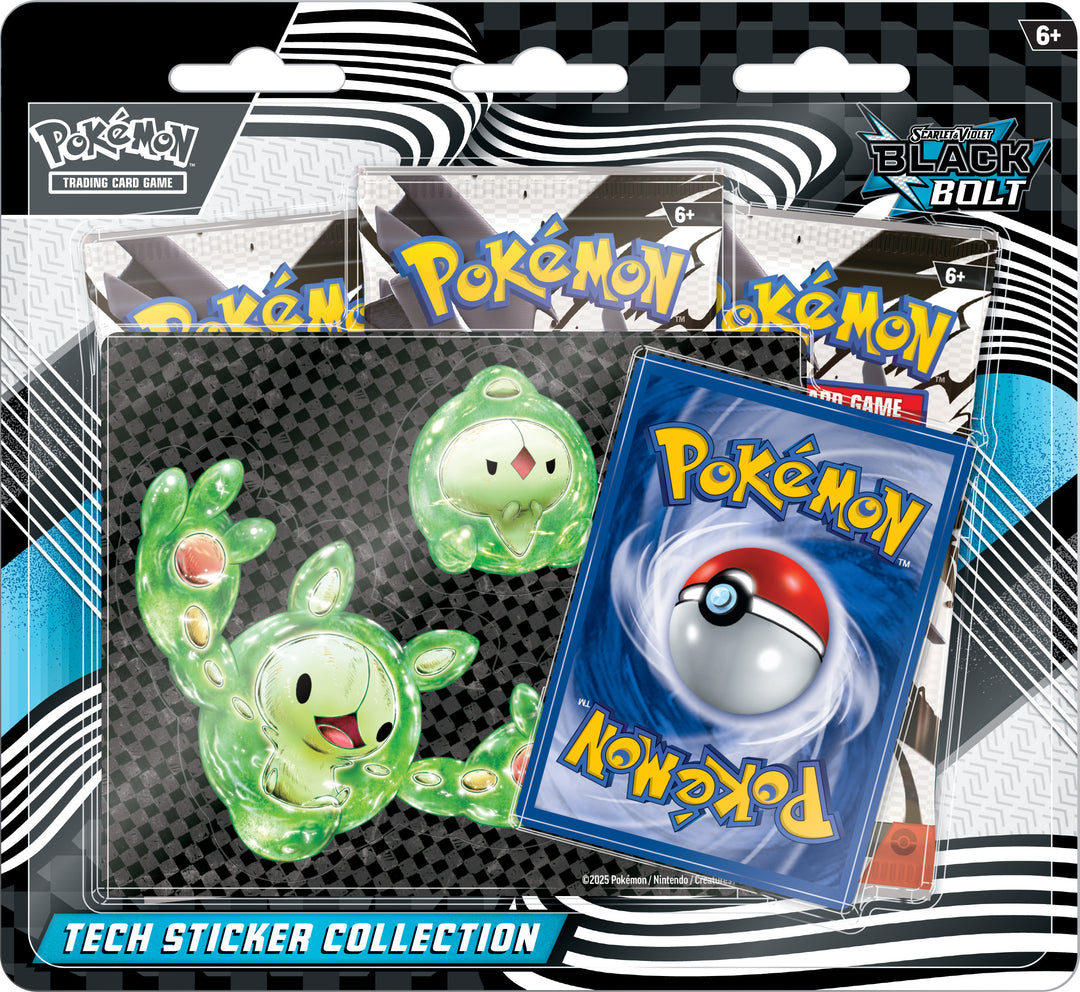 Pokemon TCG Black Bolt 3-Pack Tech Blister