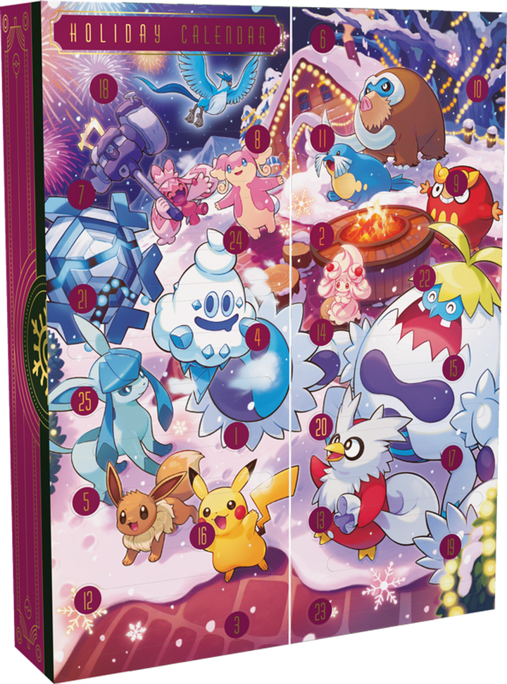 2025 Pokemon TCG Holiday Calendar Box
