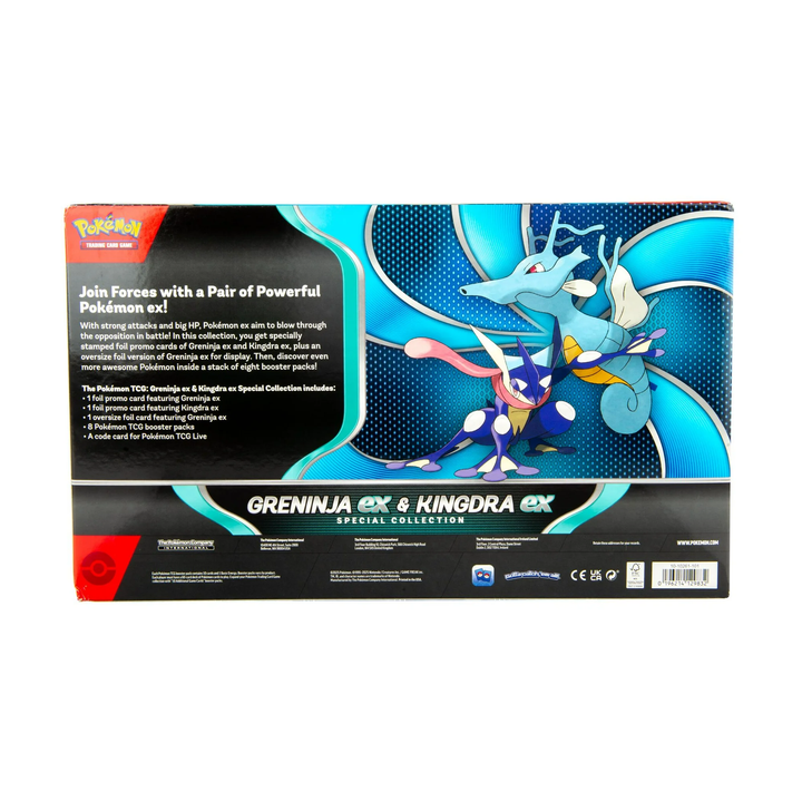 Pokemon TCG Greninja ex and Kingdra ex Collection Box