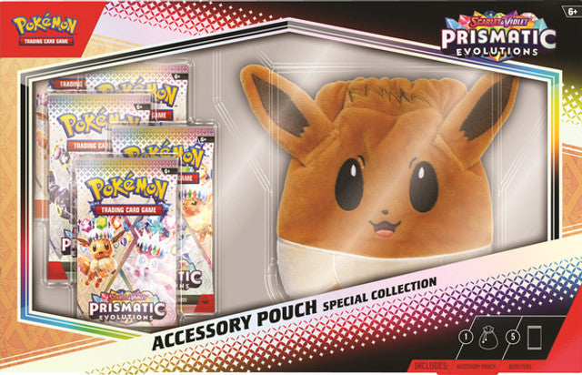 Pokemon TCG Prismatic Evolutions Accessory Pouch Special Collection