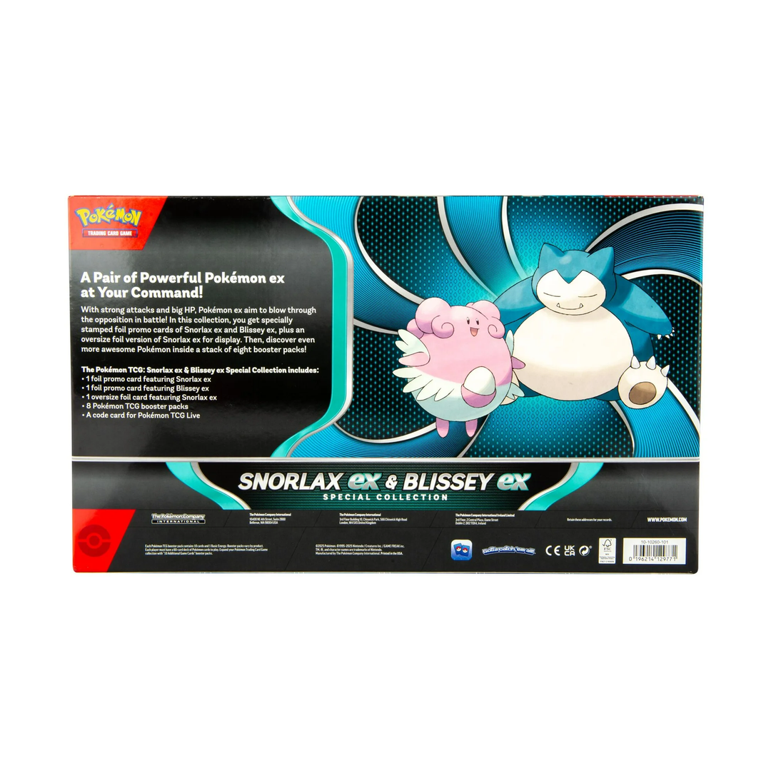 Pokemon TCG Snorlax ex and Blissey ex Collection Box