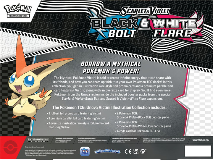 Pokemon TCG Unova Victini Illustration Collection Box