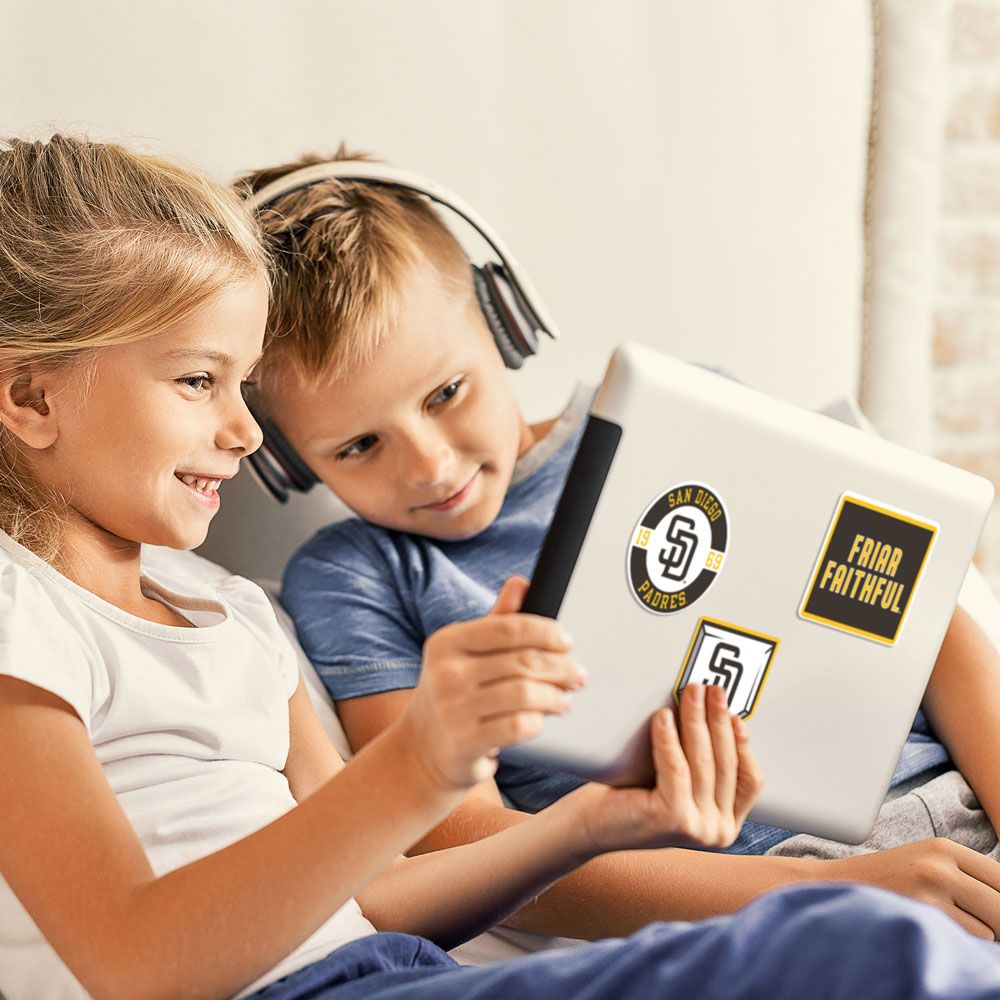 San Diego Padres Multi Use Decal Fan Set