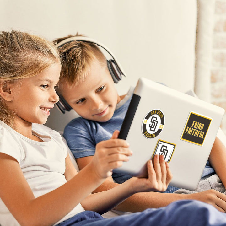 San Diego Padres Multi Use Decal Fan Set