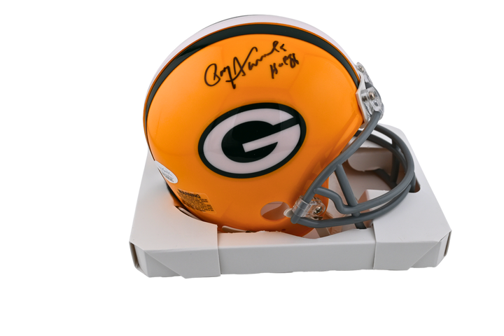 Paul Horning Green Bay Packers Autographed Mini-Helmet, JSA Authenticated