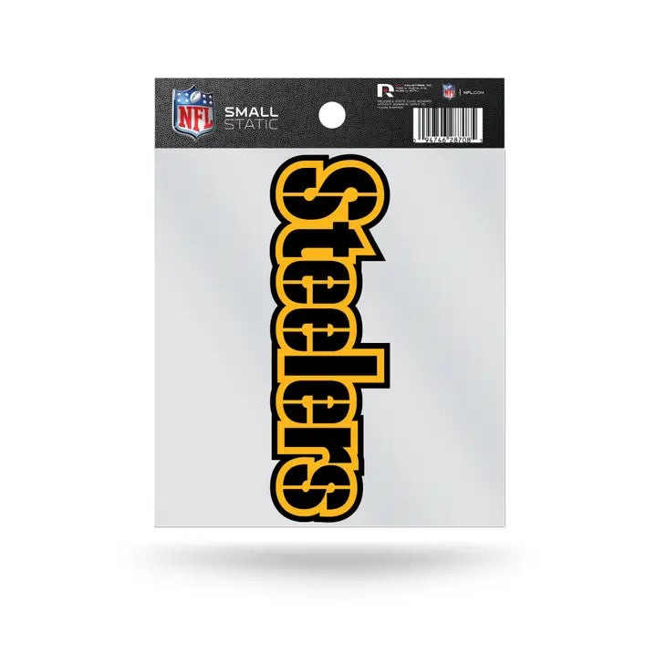 NFL Pittsburgh Steelers Small Static Cling Decal