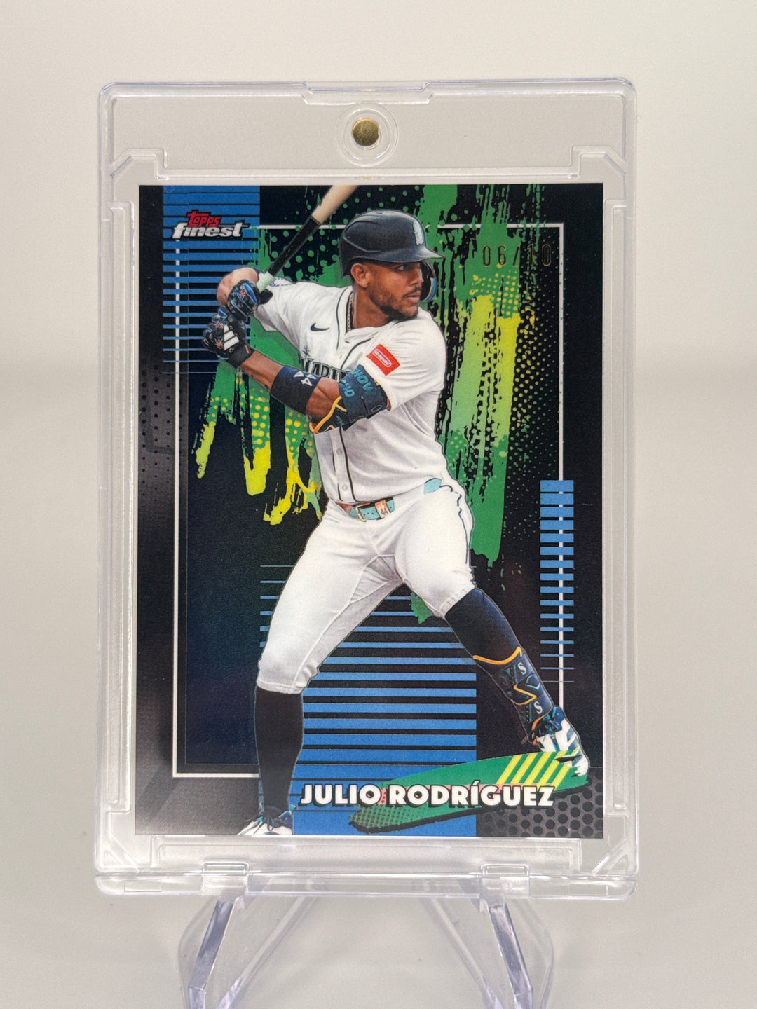 Julio Rodriguez 2026 Topps Finest Black Refractor, 06/10