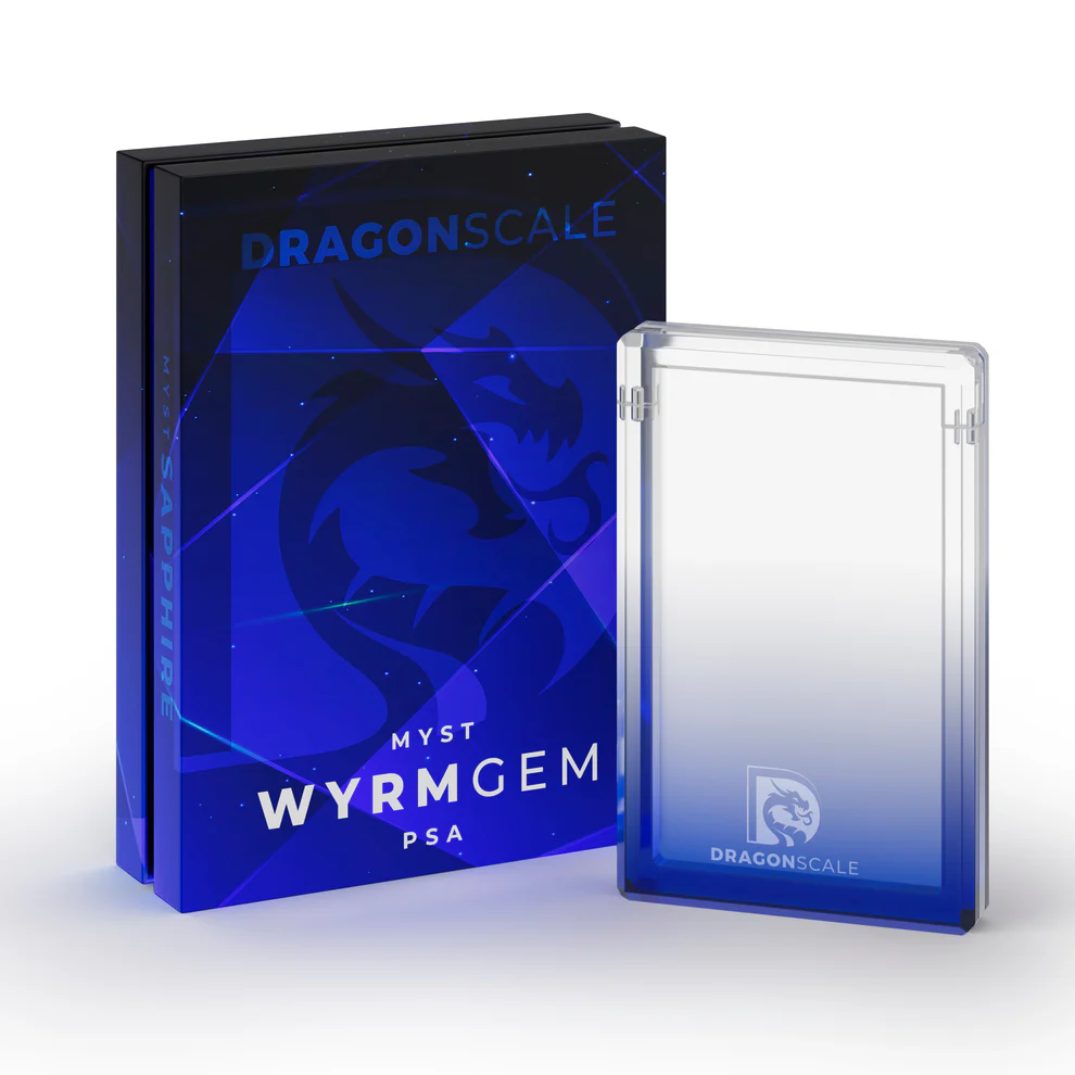 DragonScale packaging with a blue gradient design on a white background