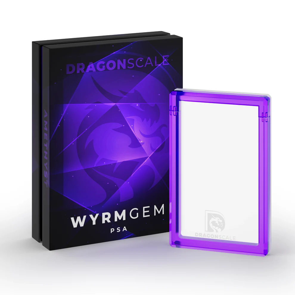 dragonscale card sleeves Dragonscale PSA Wyrmgem Acrylic Display Case