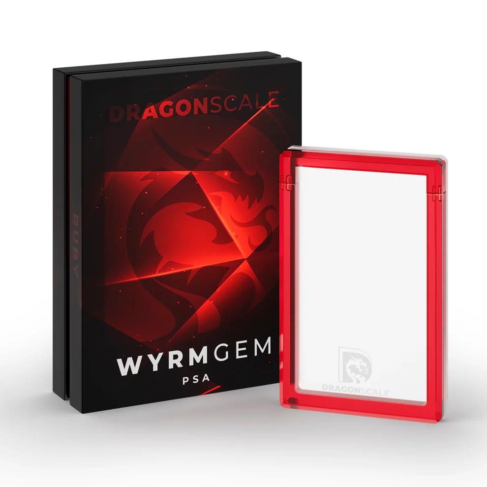 Dragonscale PSA Wyrmgem Acrylic Display Case - Ruby Hobby Card Shop Dragonscale PSA Wyrmgem Acrylic Display Case - Ruby Hobby Card Shop