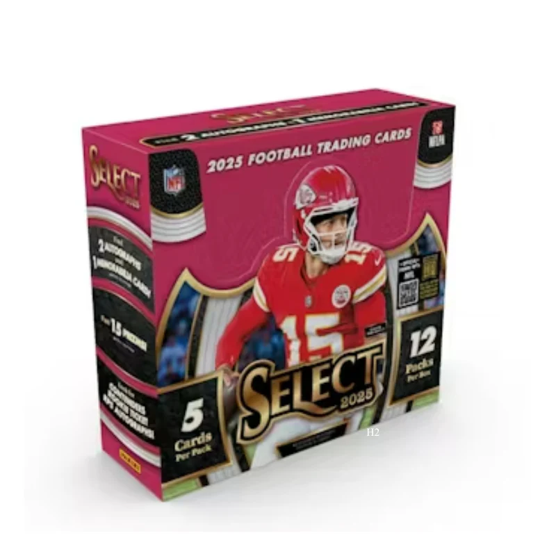 2023 Football Trading Cards packaging with a player in a red jersey on a white background