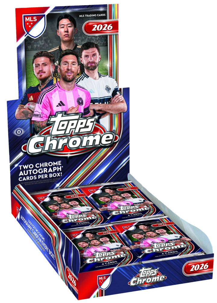 2026 Topps Chrome MLS Soccer Hobby Box