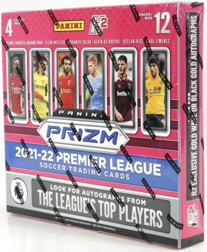 2021-2022 Panini Prizm English Premier League Soccer Hobby Hybrid H2 Box
