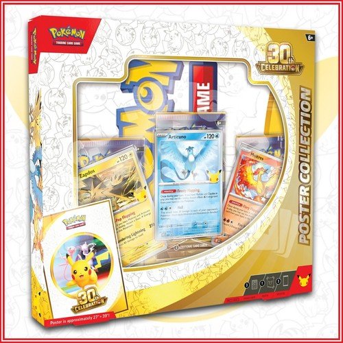 Pokemon TCG 30th Celebration Poster Collection Box