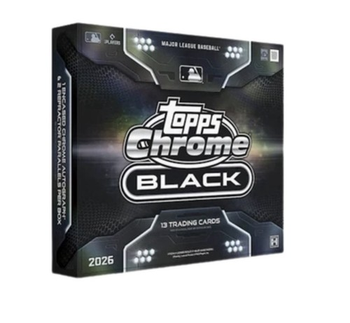 Topps Chrome Black Baseball Trading Cards