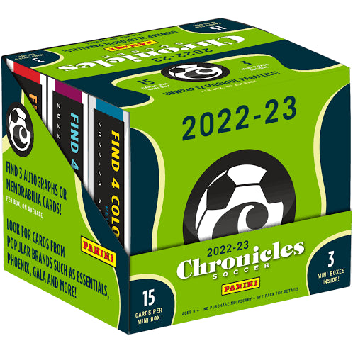 2022-2023 Panini Chronicles Soccer Hobby Mini Box